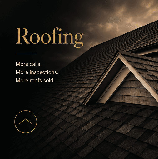 Roofing — more calls, more inspections, more roofs sold